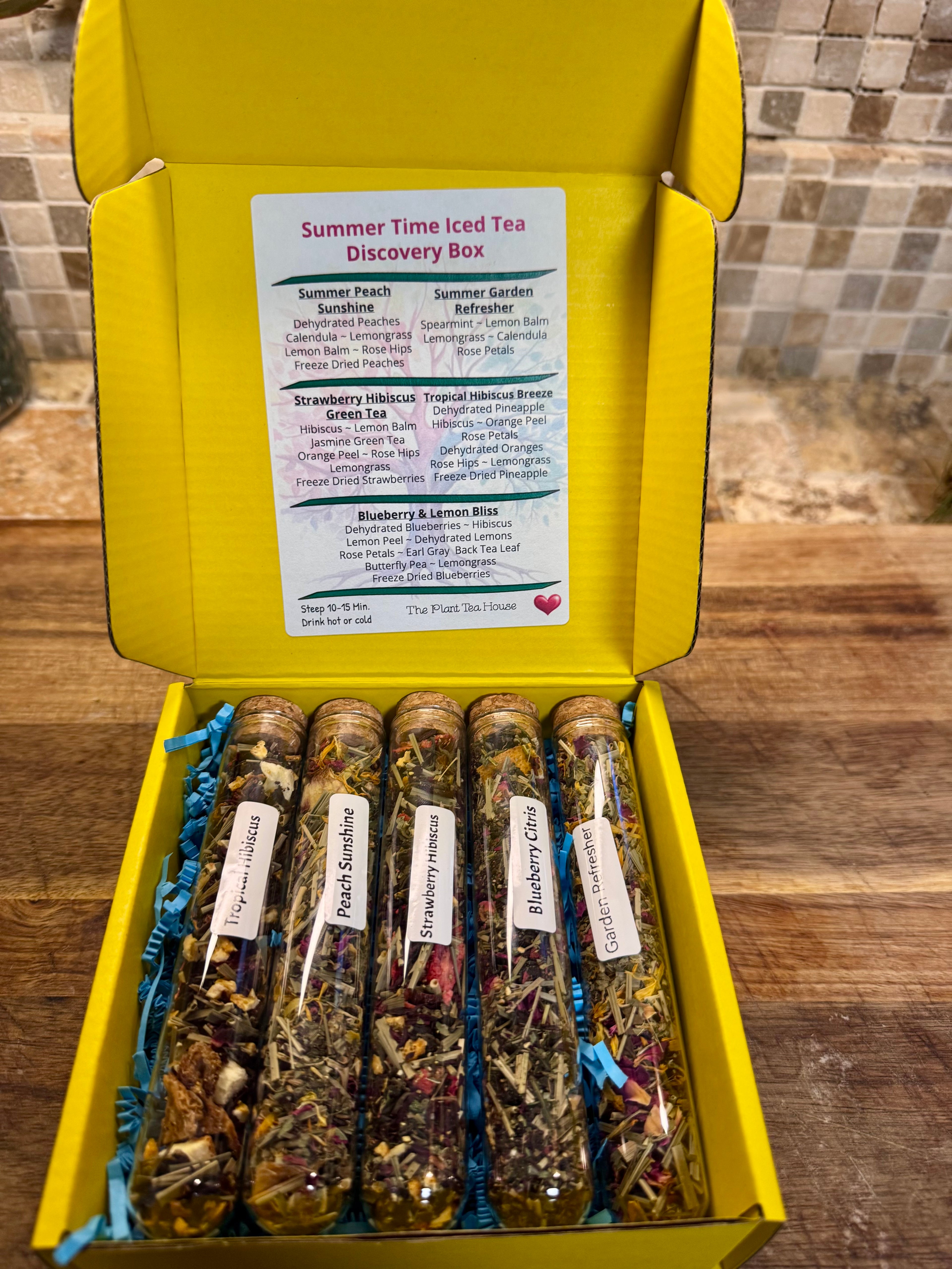 Summer Herbal Iced Tea Discovery box