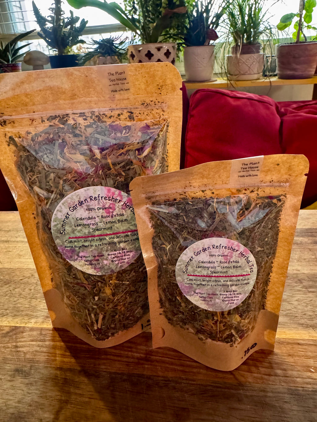 Summer Garden Refresher Organic Herbal Tea