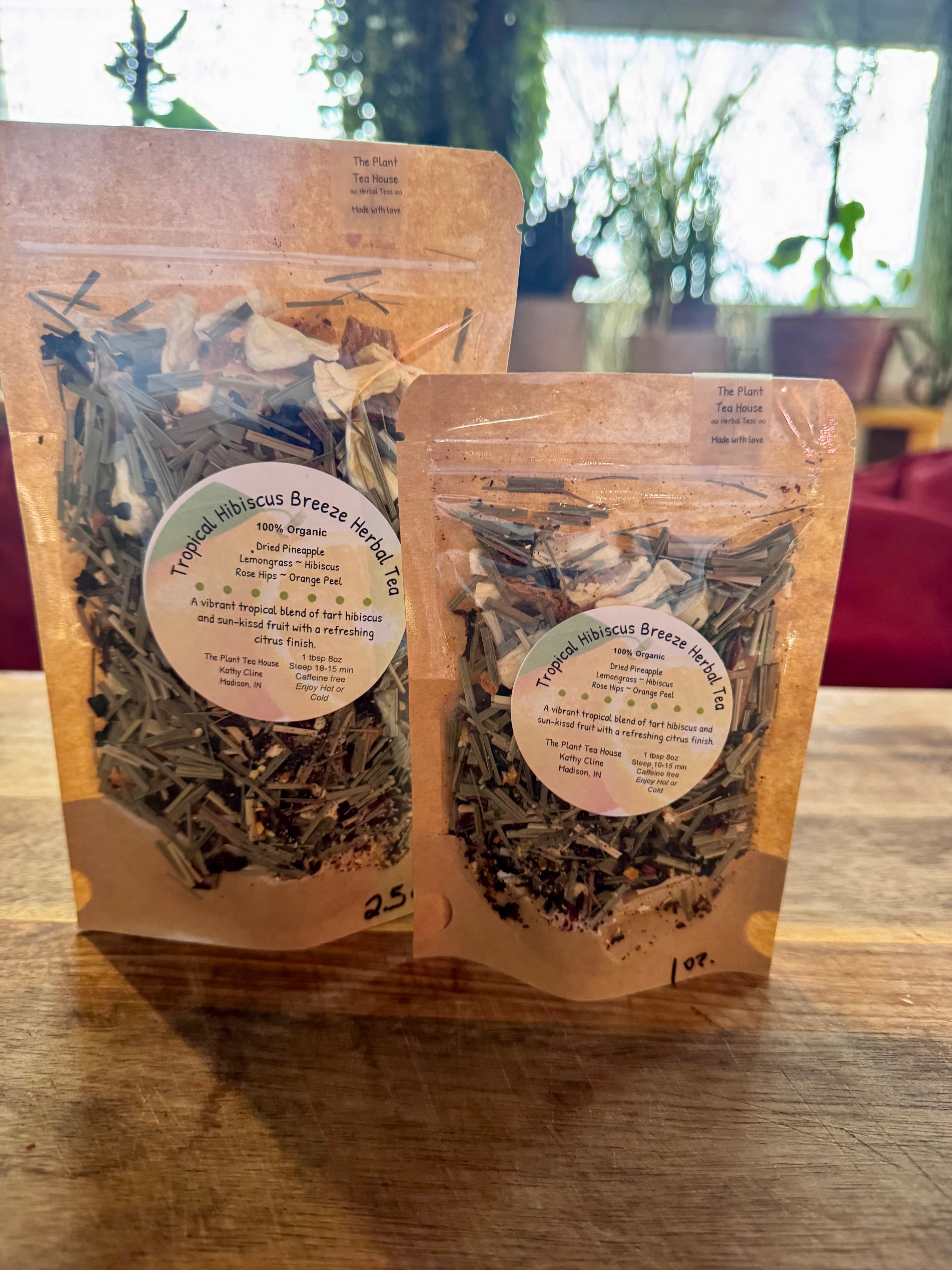 Tropical Hibiscus Breeze Organic Herbal Tea