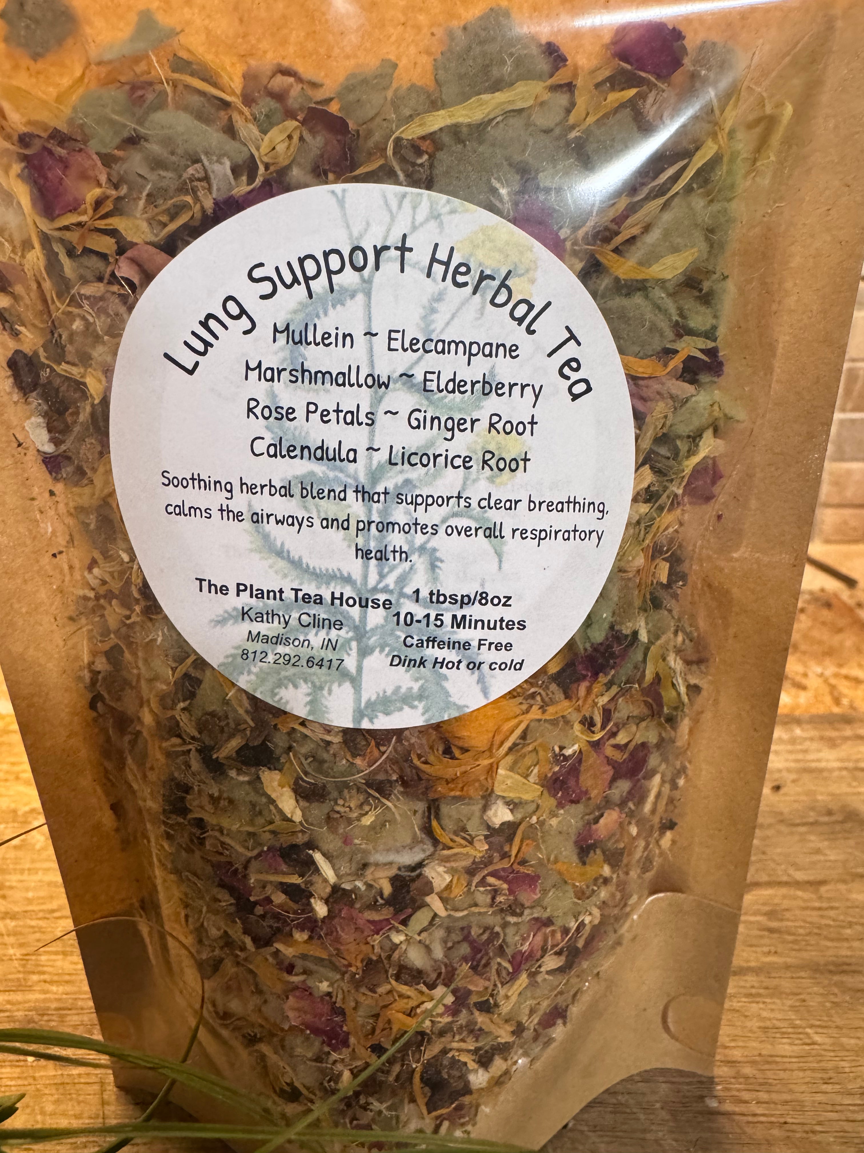 Lung Support Organic Herbal Tea