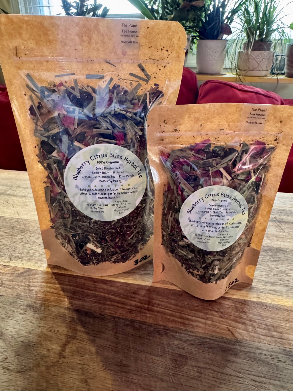 Blueberry Cirtus Bliss Organic Herbal Tea