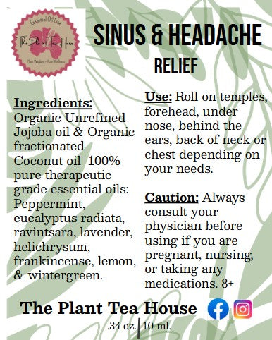 Sinus and Headache Essential oil Relief