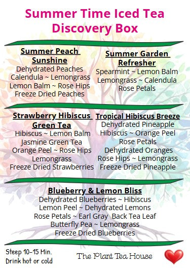 Summer Herbal Iced Tea Discovery box